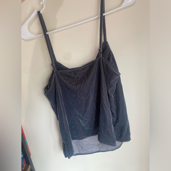 Dark Blue Old Navy Velvet Top - Picture 2 of 6